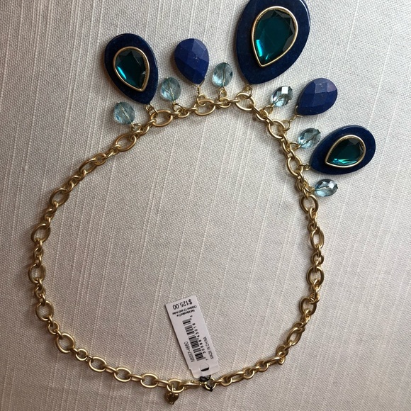 Carolee Semi-Precious Accents Blue Necklace - Picture 11 of 16